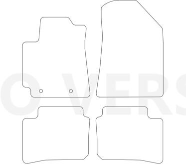 Hyundai Automatten passend voor Hyundai I10 2020- 4-delig BL1260204