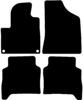 Hyundai Automatten passend voor Hyundai Santa Fe 7 persoons 2006 - 2013 MSN1363258