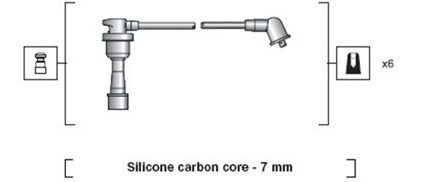 Hyundai Bougiekabelset MSK1088