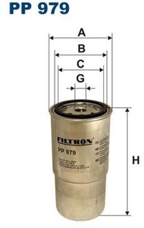 Hyundai Brandstoffilter PP979