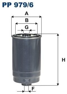 Hyundai Brandstoffilter PP9796