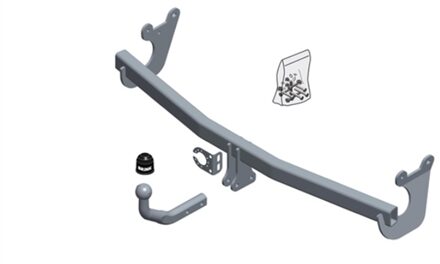 Hyundai Brink Afneembare Trekhaak (RMC) + kabelset 629645