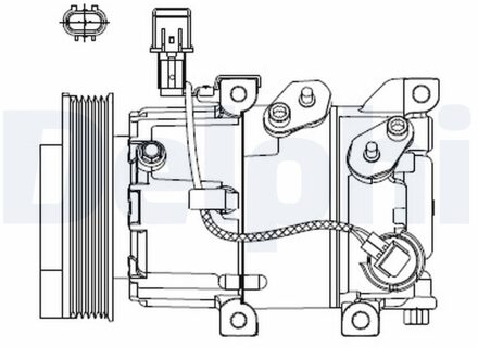 Hyundai Compressor, airconditioning CS20518