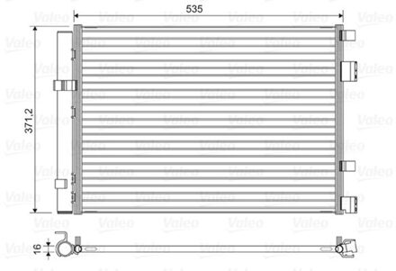 Hyundai Condensor, airconditioning 822610