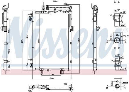 Hyundai Condensor, airconditioning 940833