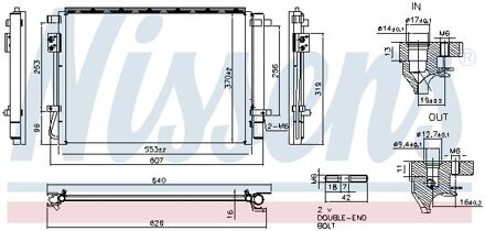 Hyundai Condensor, airconditioning 940874