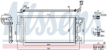 Hyundai Condensor, airconditioning 941289