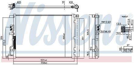 Hyundai Condensor, airconditioning 941290