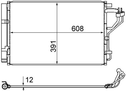 Hyundai Condensor, airconditioning AC867000S