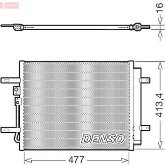 Hyundai Condensor, airconditioning DCN41029