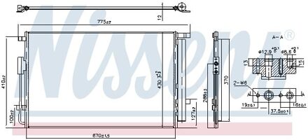 Hyundai Condensor, airconditioning ** FIRST FIT ** 940863
