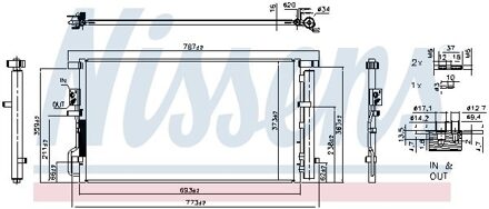 Hyundai Condensor, airconditioning ** FIRST FIT ** 940939
