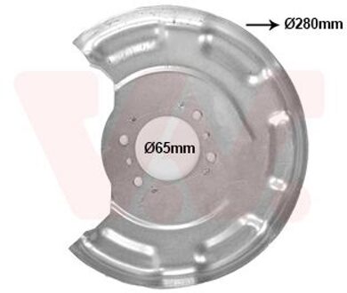 Hyundai Dekplaat, remschijf 8323374