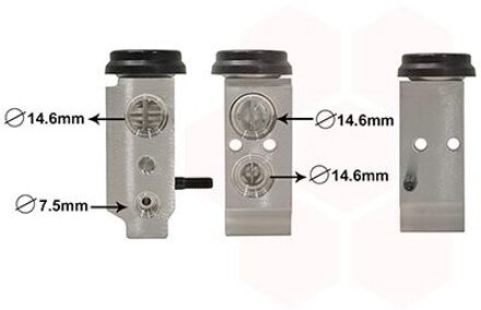 Hyundai Expansieventiel, airconditioning 82001277