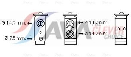 Hyundai Expansieventiel, airconditioning HY1441