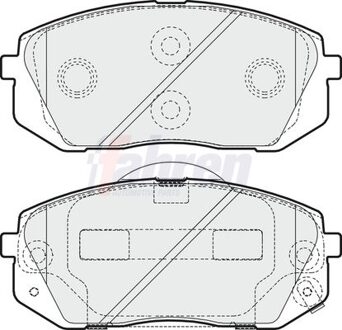 Hyundai Fahren Remblokkenset FBP3234