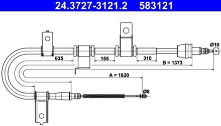 Hyundai Handremkabel 24372731212