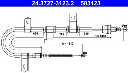 Hyundai Handremkabel 24372731232