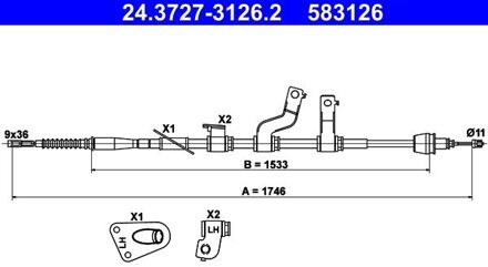 Hyundai Handremkabel 24372731262