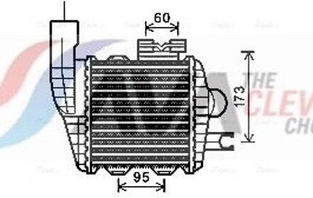 Hyundai Intercooler, inlaatluchtkoeler HY4226