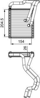 Hyundai Kachelradiateur, interieurverwarming 812430