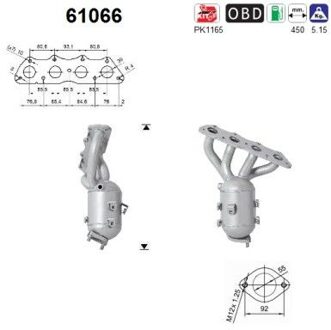 Hyundai Katalysator 61066