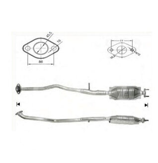 Hyundai Katalysator Hyundai 61021