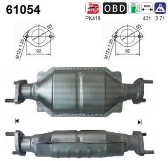 Hyundai Katalysator Hyundai Kia 61054