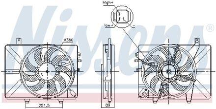 Hyundai Koelventilator 850052