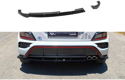 Hyundai Motordrome Achterskirt passend voor Hyundai Kona mk1 Facelift 2020-2023 (ABS Glanzend Zwart) DXRHY07
