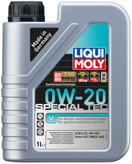 Hyundai Motorolie Liqui Moly Special Tec V 0W20 C5 1L 20631