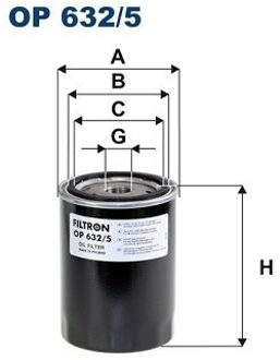 Hyundai Oliefilter OP6325