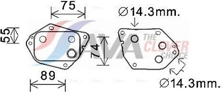Hyundai Oliekoeler, motorolie HY3288