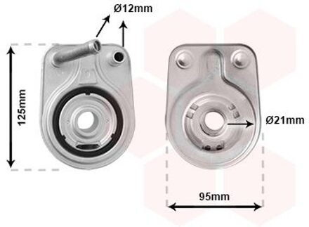 Hyundai Oliekoeler, motorolie *** IR PLUS *** 83013700