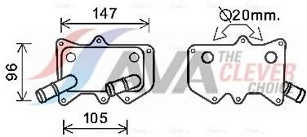 Hyundai Oliekoeler, motorolie KA3215