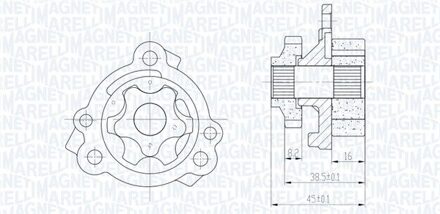 Hyundai Oliepomp OP0111