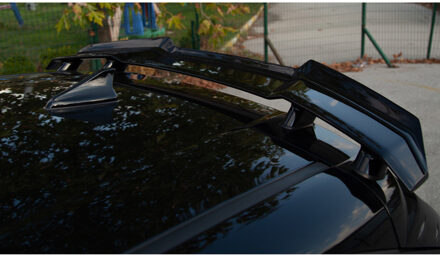 Hyundai Oneway Dakspoiler (Cap) passend voor Hyundai I20 N MK3 2020- - Glanzend zwart OWSP20046