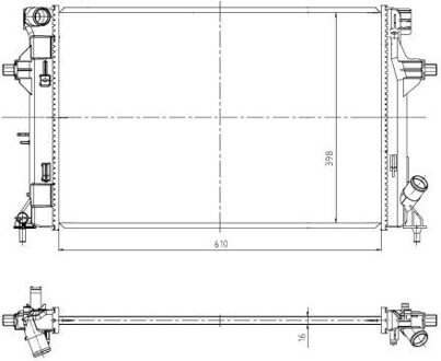 Hyundai Radiateur 550035