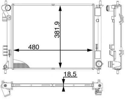 Hyundai Radiateur CR1972000P