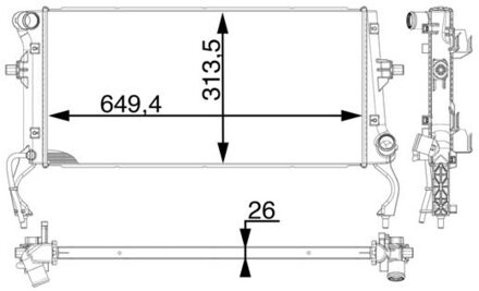 Hyundai Radiateur CR1975000P