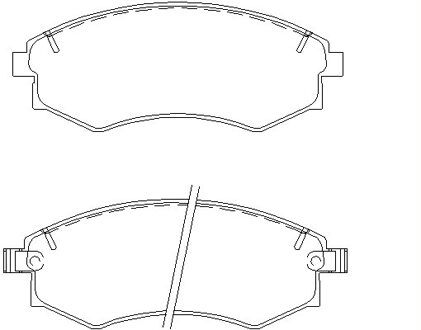 Hyundai Remblokken set 2172501