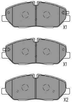Hyundai Remblokken set KBP3056