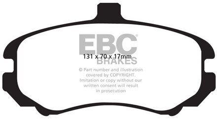 Hyundai Remblokkenset EBC Ultimax2DPX2028 DPX2028