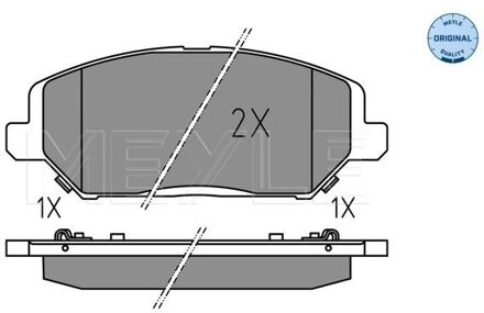 Hyundai Remblokkenset, schijfrem 0252280420