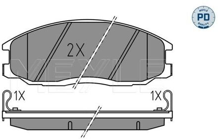 Hyundai Remblokkenset, schijfrem 0252356916PD