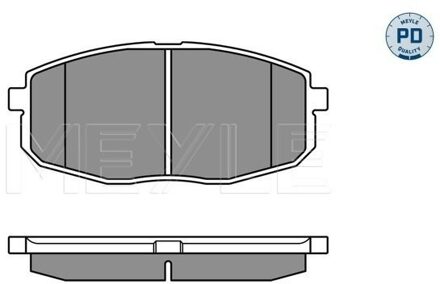 Hyundai Remblokkenset, schijfrem 0252396617PD