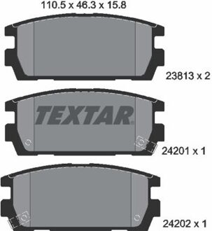 Hyundai Remblokkenset, schijfrem 2381301