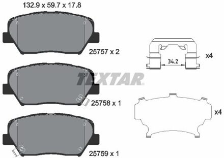 Hyundai Remblokkenset, schijfrem 2575701