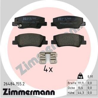 Hyundai Remblokkenset, schijfrem 264841552