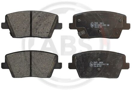 Hyundai Remblokkenset, schijfrem 35451